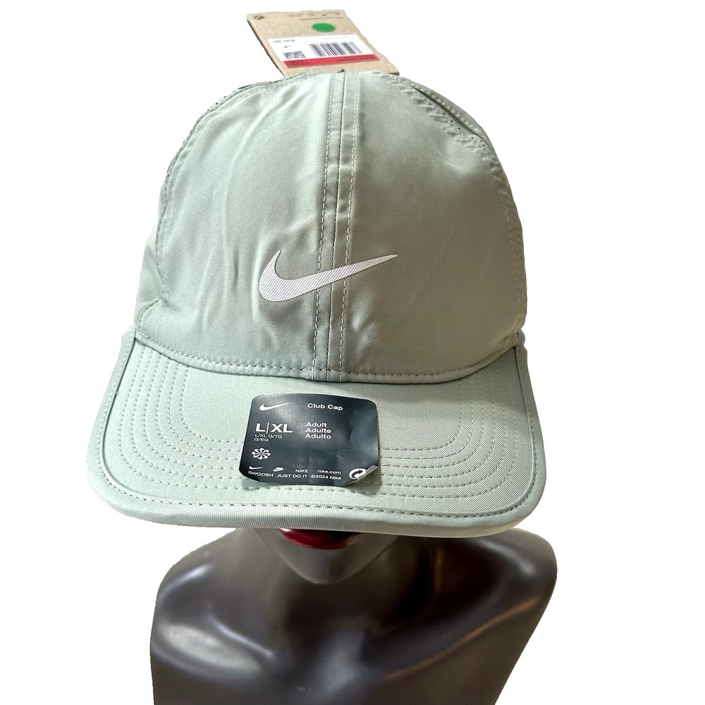 Nike Adult Unisex Green Club Cap FB5682-370 Training L/XL Ball Cap Hat (Y1)